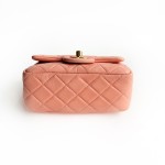 香奈儿 Classic Flap 系列菱格纹牛皮口盖包（金球款）